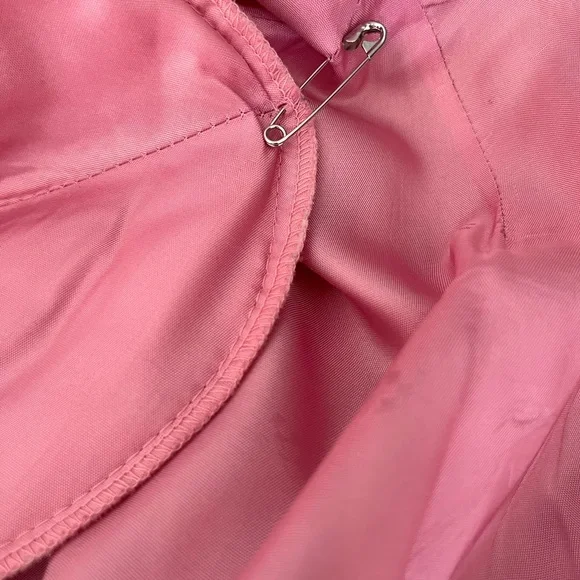 A.J. Bari Vintage Silk Blazer Colorful Sequin Rhinestones - Picture 10 of 10